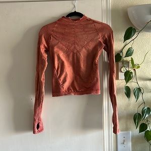 Free People Movement good karma hi neck layering top size M/L NWOT